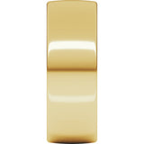 14K Yellow Gold 8 mm Lightweight Comfort-Fit European-Style Band Size 7