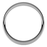 14K White Gold 9 mm Lightweight Comfort-Fit European-Style Band Size 8