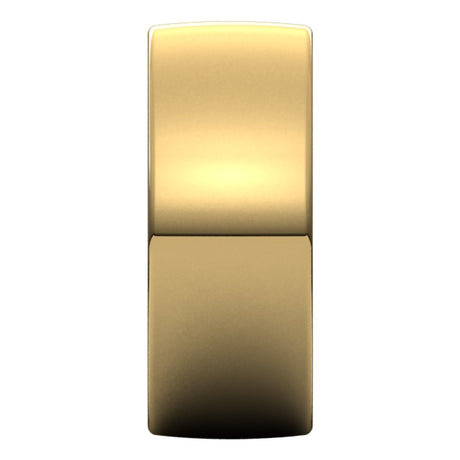 14K Yellow 9 mm Lightweight Comfort-Fit European-Style Band Size 7.5