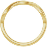 14K Yellow Gold Twisted Ring