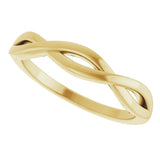 14K Yellow Twisted Ring