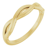 14K Yellow Twisted Ring