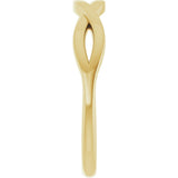 14K Yellow Gold Twisted Ring