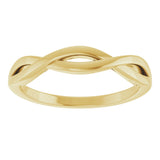 14K Yellow Twisted Ring