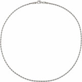 Stainless Steel 2.4 mm Rope 24" Chain