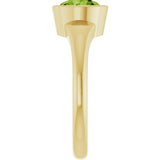 14K Yellow Natural Peridot Ring