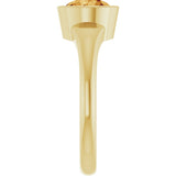 14K Yellow Gold Natural Citrine Ring