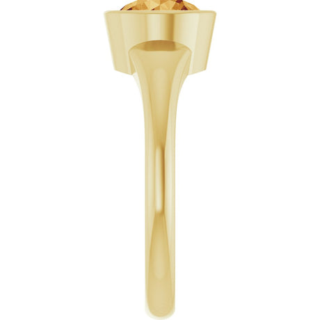 14K Yellow Gold Natural Citrine Ring