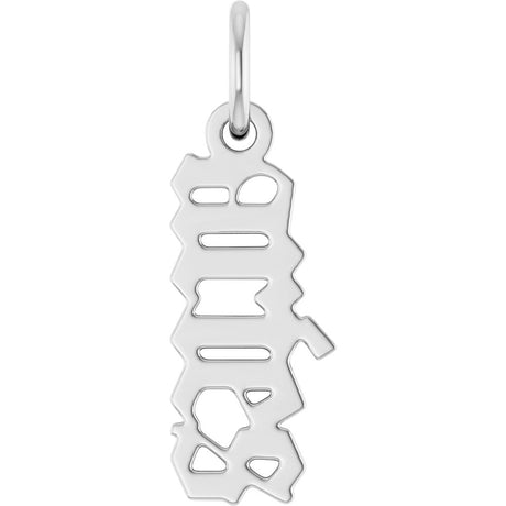 Sterling Silver Gothic Aries Pendant