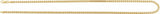 14K Yellow Gold 3.4 mm Hollow Diamond-Cut Franco 20" Chain