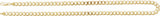 14K Yellow Gold 7 mm Curb 18" Chain