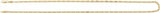 14K Yellow Gold 2.6 mm Diamond-Cut Anchor 20" Chain