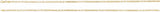 14K Yellow Gold 2.5 mm Figaro 18" Chain