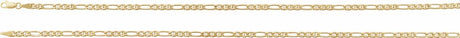 14K Yellow Gold 3.95 mm Hollow Anchor 24" Chain