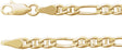 14K Yellow Gold 3.95 mm Hollow Anchor 20" Chain