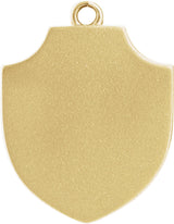 10K Yellow Owl Shield Dangle