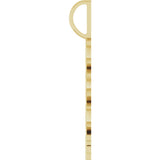 14K Yellow Gold 2024 Year Charm/Pendant