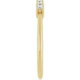 14K Yellow 1/5 CTW Lab-Grown Diamond 7-Stone Anniversary Band