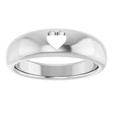 Sterling Silver Pierced Heart Ring