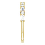 14K Yellow 3/8 CTW Lab-Grown Diamond Anniversary Band