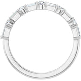 Platinum 3/8 CTW Lab-Grown Diamond Anniversary Band