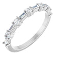 14K White 3/8 CTW Lab-Grown Diamond Anniversary Band