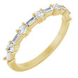 14K Yellow 3/8 CTW Natural Diamond Anniversary Band