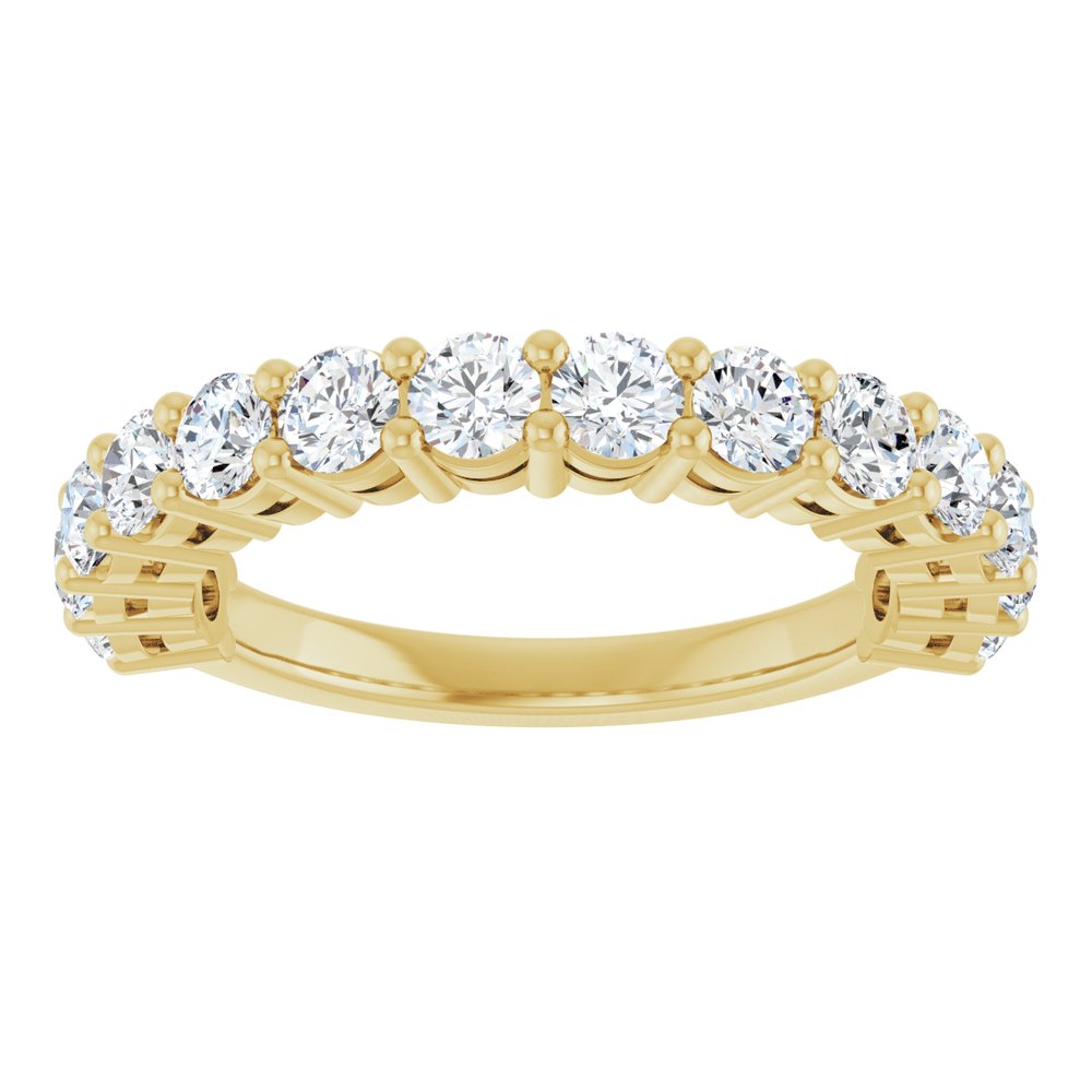 14K Yellow Gold 1 1/4 CTW Lab-Grown Diamond Anniversary Band