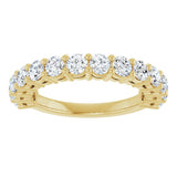 14K Yellow Gold 1 1/4 CTW Lab-Grown Diamond Anniversary Band
