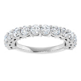 14K White Gold 1 1/4 CTW Lab-Grown Diamond Anniversary Band
