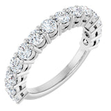 14K White Gold 1 1/4 CTW Lab-Grown Diamond Anniversary Band