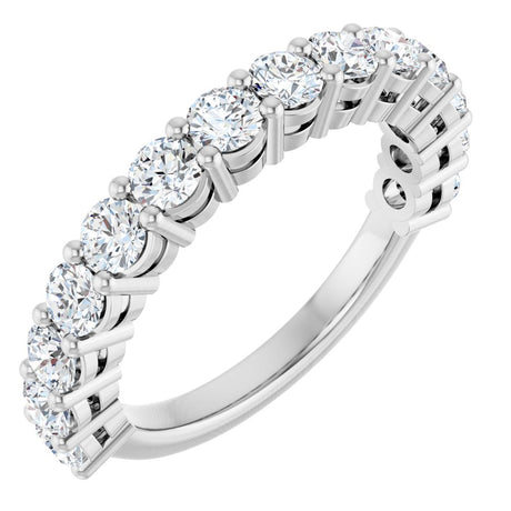 14K White Gold 1 1/4 CTW Lab-Grown Diamond Anniversary Band