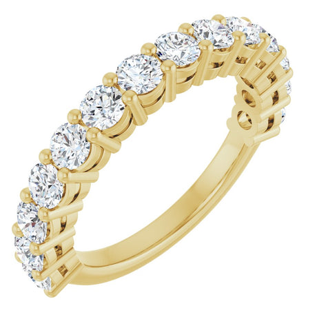 14K Yellow Gold 1 1/4 CTW Lab-Grown Diamond Anniversary Band