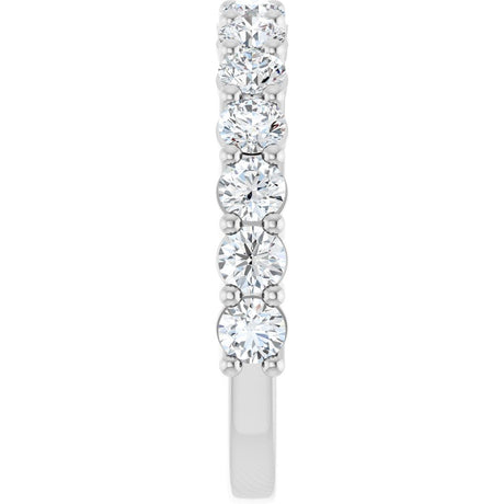 14K White Gold 1 1/4 CTW Lab-Grown Diamond Anniversary Band