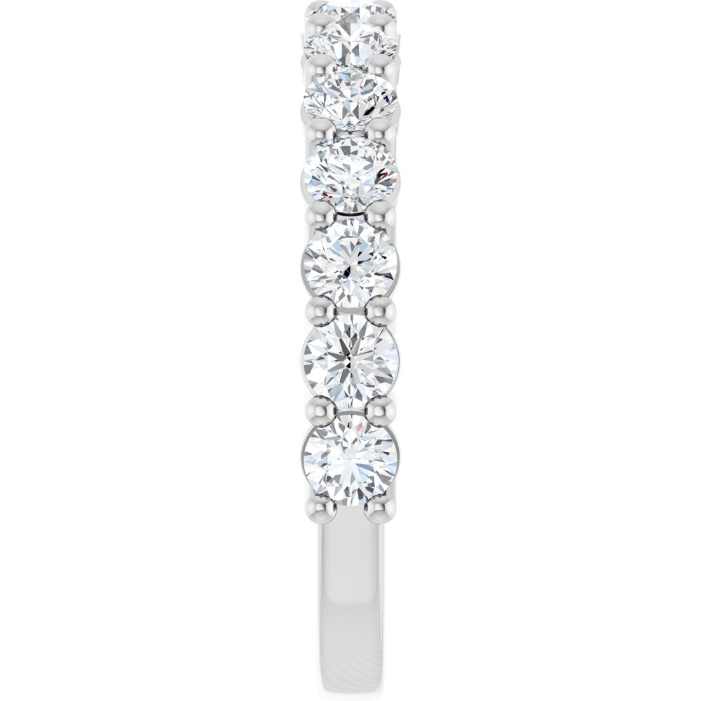 14K White Gold 1 1/4 CTW Lab-Grown Diamond Anniversary Band