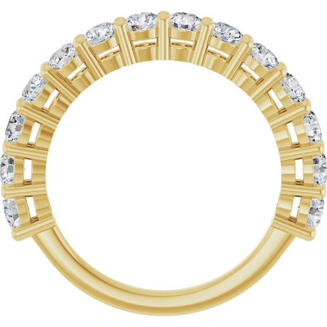 14K Yellow Gold 1 1/4 CTW Lab-Grown Diamond Anniversary Band