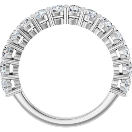 14K White Gold 1 1/4 CTW Lab-Grown Diamond Anniversary Band