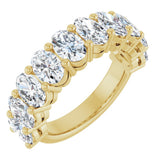 14K Yellow Gold 4 CTW Lab-Grown Diamond Anniversary Band