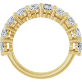 14K Yellow Gold 4 CTW Lab-Grown Diamond Anniversary Band