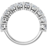 14K White Gold 4 CTW Lab-Grown Diamond Anniversary Band