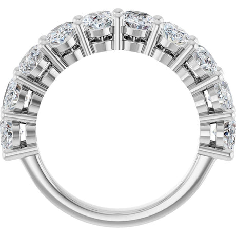 14K White Gold 4 CTW Lab-Grown Diamond Anniversary Band