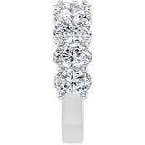 14K White Gold 4 CTW Lab-Grown Diamond Anniversary Band