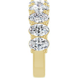 14K Yellow Gold 4 CTW Lab-Grown Diamond Anniversary Band
