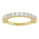 14K Yellow Gold 1 CTW Lab-Grown Diamond Anniversary Band