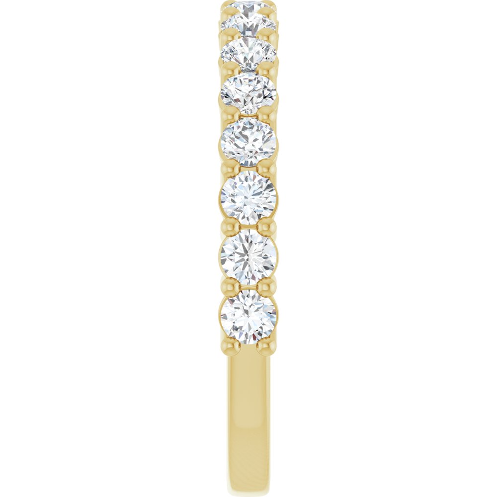 14K Yellow Gold 1 CTW Lab-Grown Diamond Anniversary Band