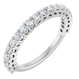 14K White Gold 1/2 CTW Lab-Grown Diamond Anniversary Band