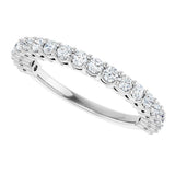14K White Gold 1/2 CTW Lab-Grown Diamond Anniversary Band