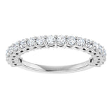 14K White Gold 1/2 CTW Lab-Grown Diamond Anniversary Band