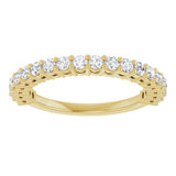 14K Yellow Gold 1/2 CTW Lab-Grown Diamond Anniversary Band