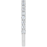 14K White Gold 1/2 CTW Lab-Grown Diamond Anniversary Band